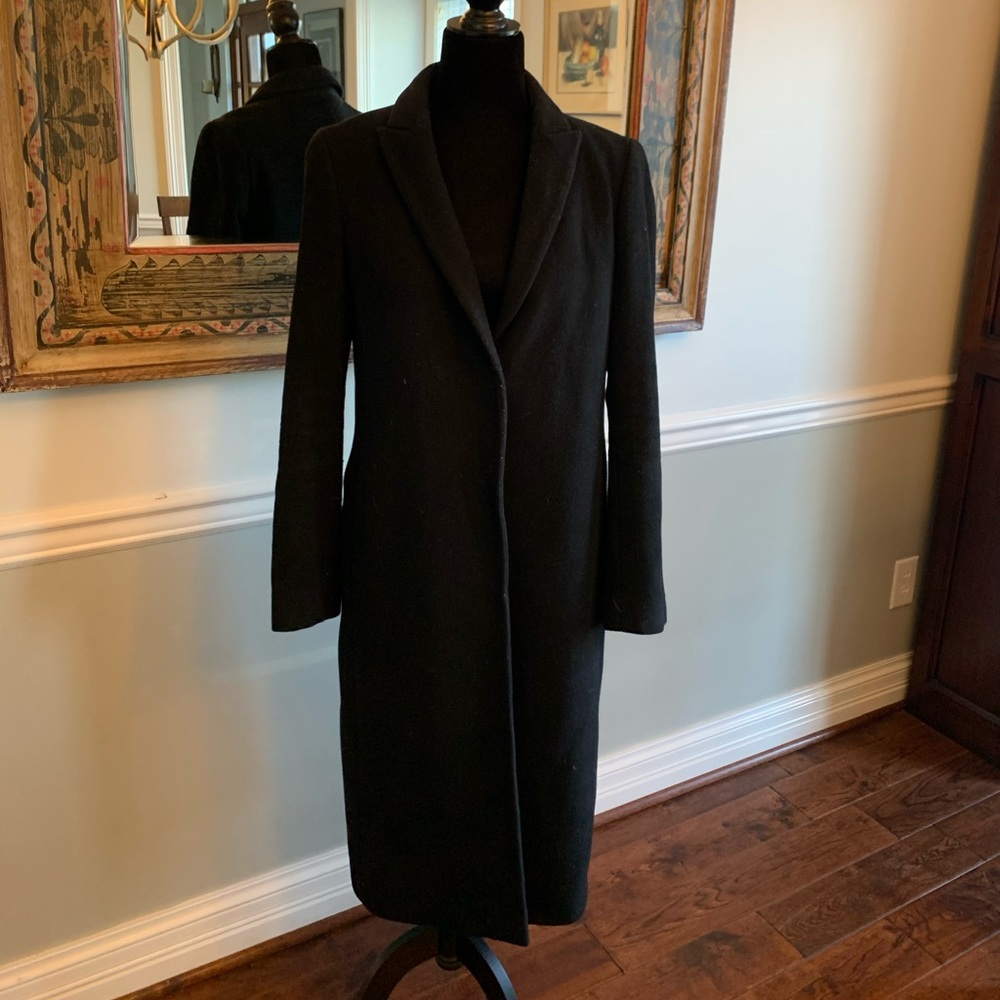 Calf length dress coat